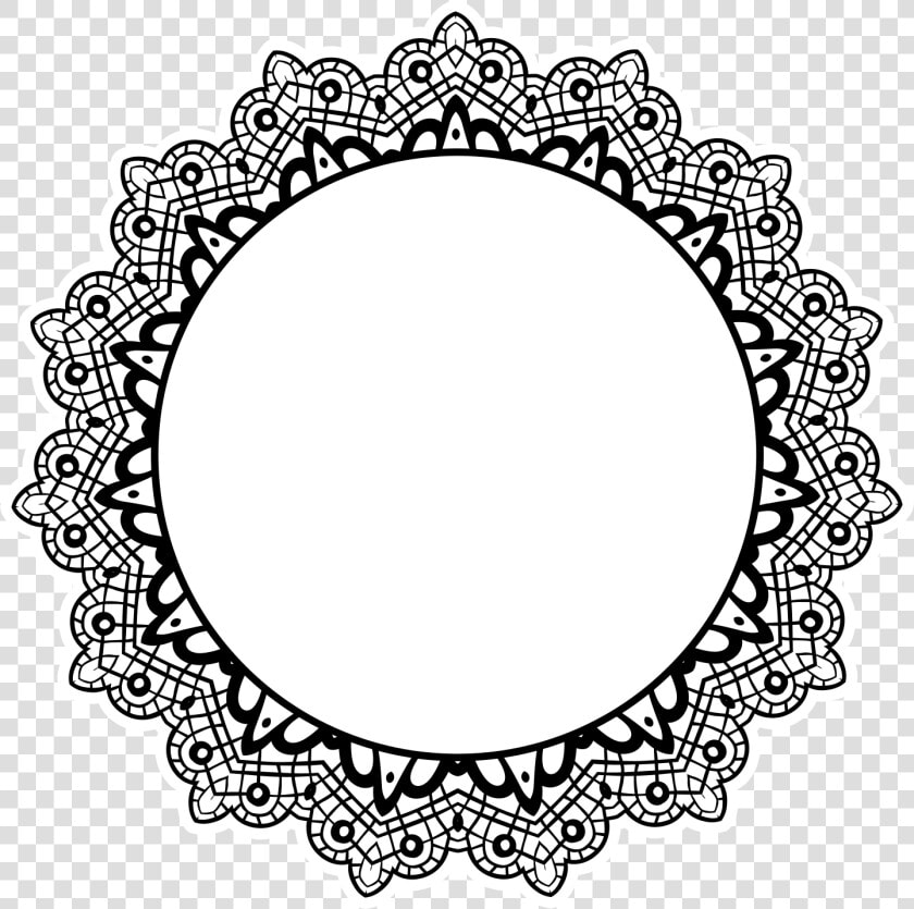 Decorative Frame Png Download   Mandala Frame Png  Transparent PngTransparent PNG