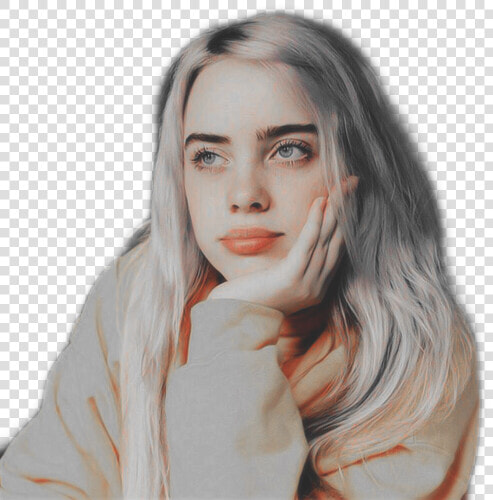  billieeilish  billie  elish  freetoedit   Billie Eilish Aesthetic Smiling  HD Png DownloadTransparent PNG