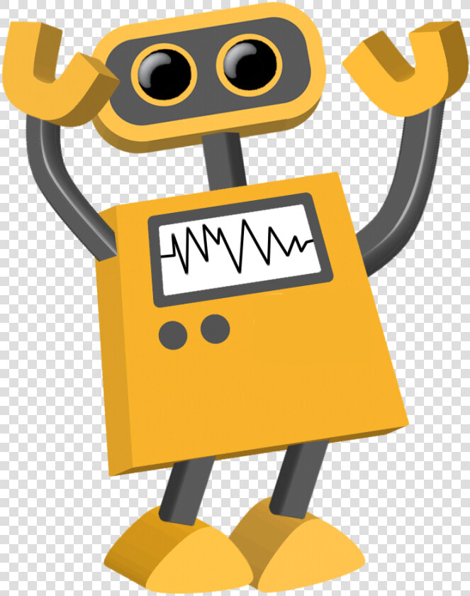 Excited  Turned Left   Transparent Background Robot Clipart  HD Png DownloadTransparent PNG