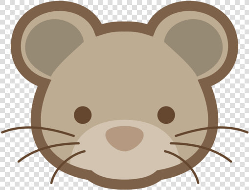 Bear snout head   Mouse Face Clipart  HD Png DownloadTransparent PNG