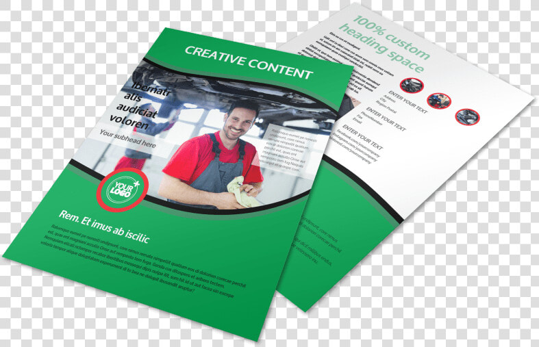 Oil Change Service Flyer Template Preview   Slimming Products Brochures  HD Png DownloadTransparent PNG