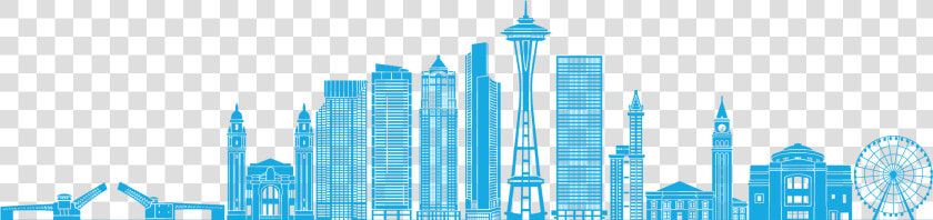 Skyline Stock Photography Seattle   Transparent Seattle Skyline Outline  HD Png DownloadTransparent PNG