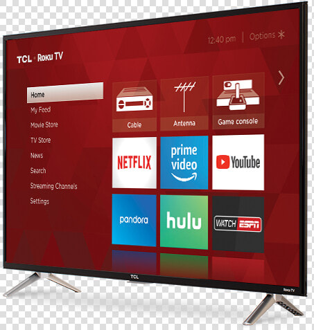 Tcl 43s517 Roku Smart 4k Tv  HD Png DownloadTransparent PNG