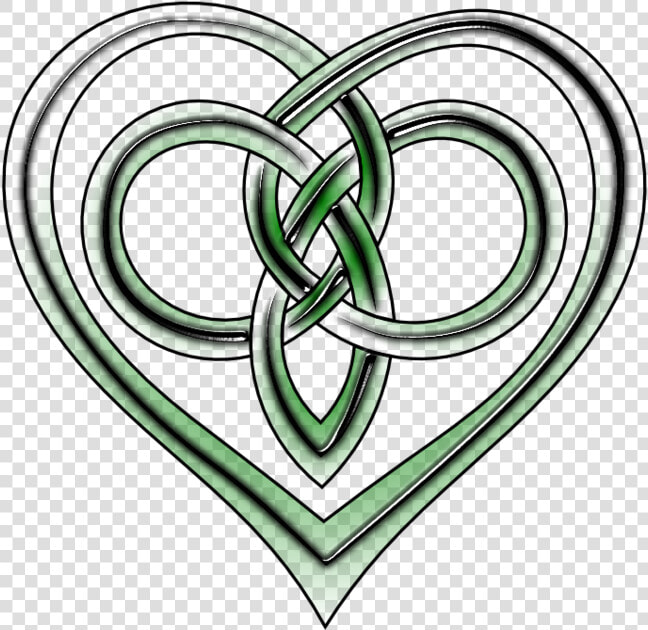 Celtic Knot Clipart Heart   Celtic Knot Heart Symbol  HD Png DownloadTransparent PNG