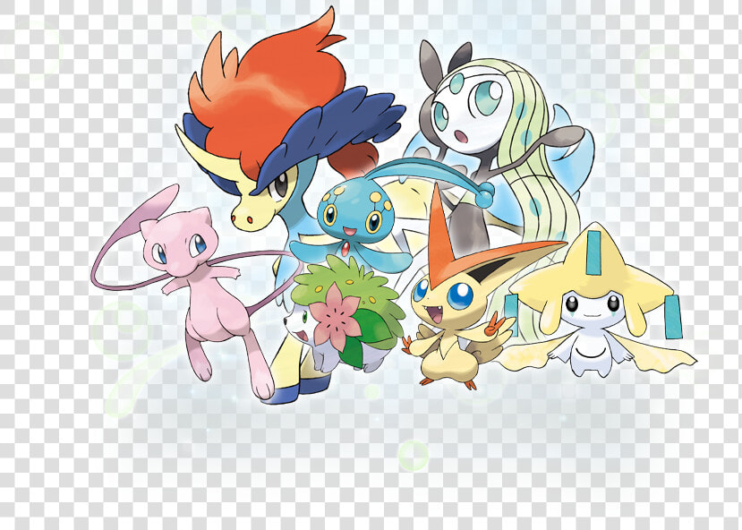 Pokemon Celebi And Friends  HD Png DownloadTransparent PNG