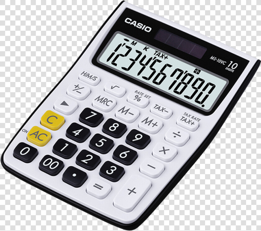 Calculadora Casio Ms 10vc   Png Download   Casio  Transparent PngTransparent PNG