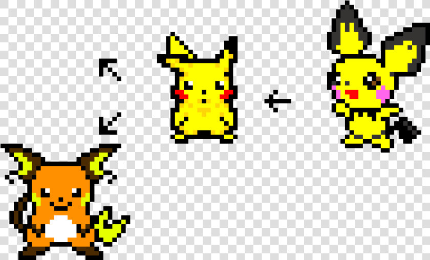 Pixel Art Pichu Evolution  HD Png DownloadTransparent PNG