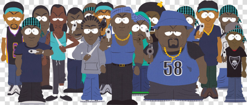 South Park Archives   South Park Crip Gang  HD Png DownloadTransparent PNG