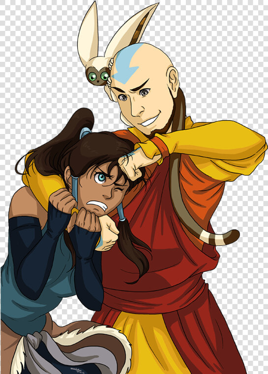 Aang And Korra Fanart  HD Png DownloadTransparent PNG