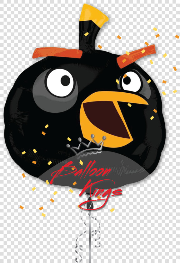 Transparent Angry Bird Png   Angry Birds Black Bird  Png DownloadTransparent PNG