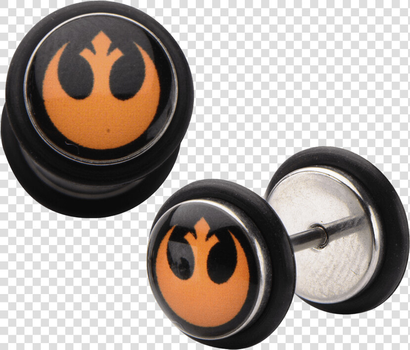 Star Wars Rebel Alliance Screw Back Earrings   Rebel Alliance  HD Png DownloadTransparent PNG