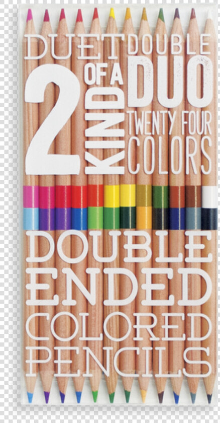 Double Sided Colored Pencils  HD Png DownloadTransparent PNG