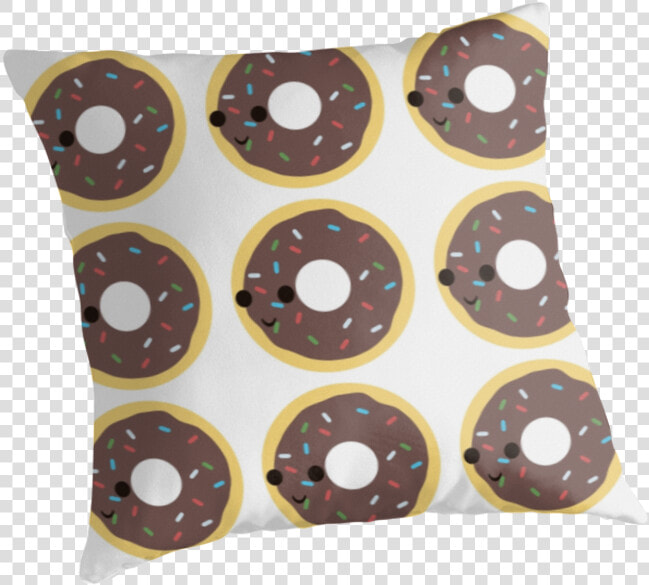 Cute Chocolate Glazed Donut Pattern By Eggtooth   Chocolate  HD Png DownloadTransparent PNG