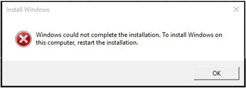 Windows Could Not Complete Installation Error Message   Cannot Find Script File Windows Update Vbs  HD Png DownloadTransparent PNG