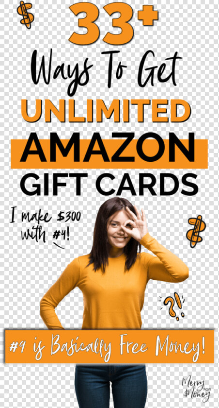 Fun Ways To Get Free Amazon Gift Cards  Free Gift Cards    Poster  HD Png DownloadTransparent PNG