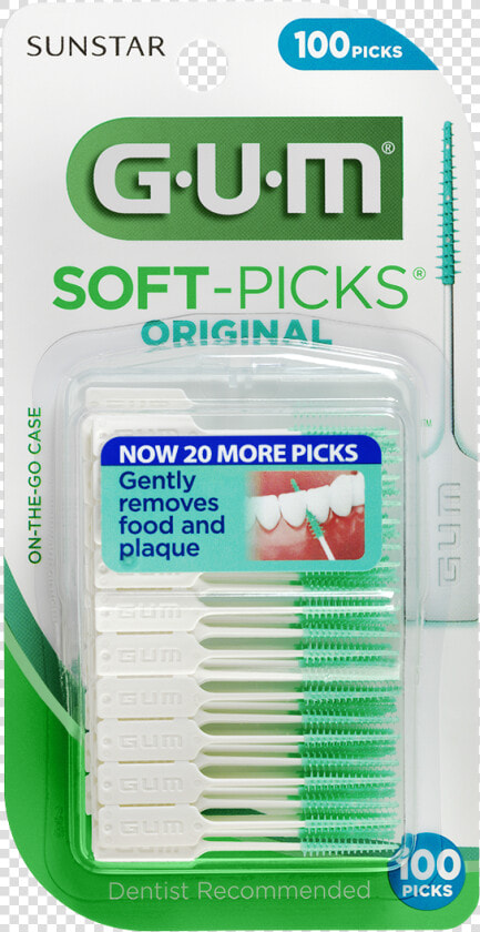 Gum® Soft picks® Original  100 Count   General Supply  HD Png DownloadTransparent PNG