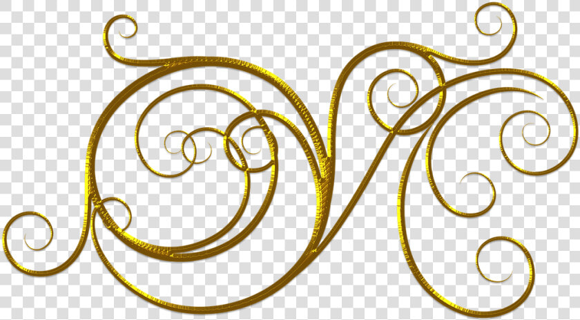 Gold Flourish Divider Free Picture   Gold Flourish  HD Png DownloadTransparent PNG