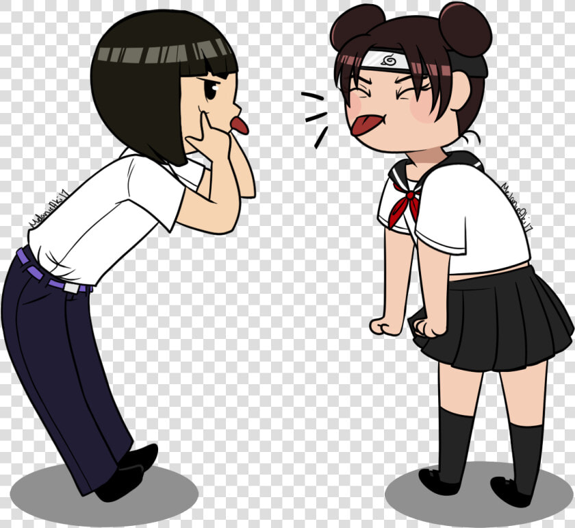 Naruto High School Uniform Tenten  HD Png DownloadTransparent PNG