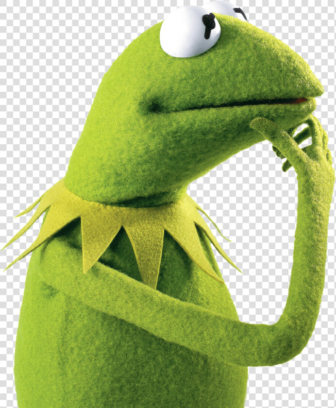 Kermit The Frog Thinking   Kermit The Frog Profile  HD Png DownloadTransparent PNG