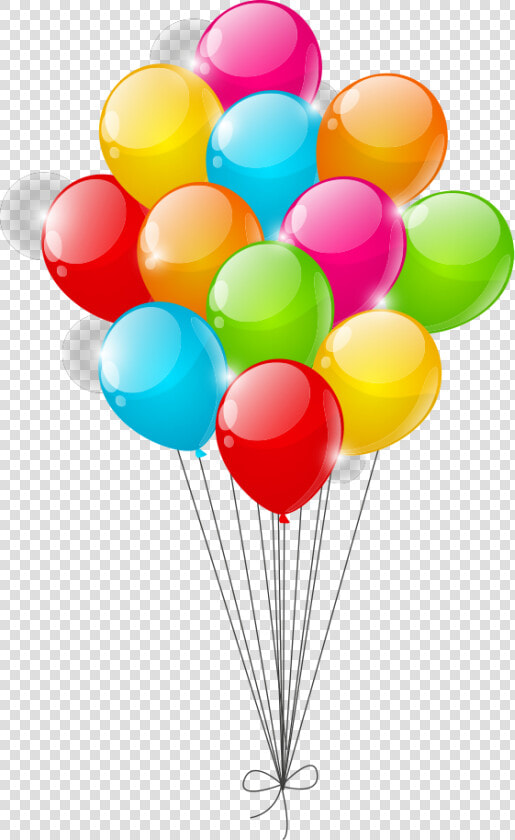 Colorful Balloons Transparent Images   Bunch Of Balloons Clipart  HD Png DownloadTransparent PNG