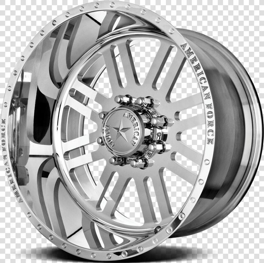 Chrome American Force Rims  HD Png DownloadTransparent PNG