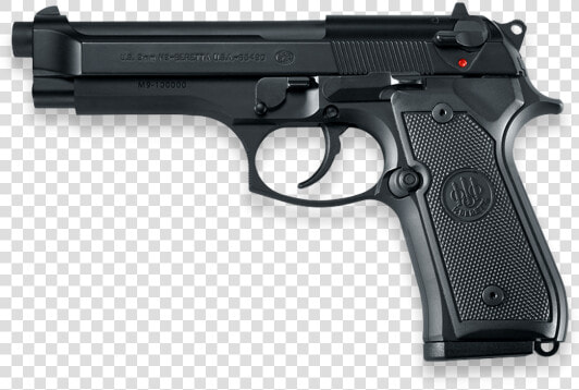 92 M9 Pistol  Black  Facing Left   Beretta Mp9  HD Png DownloadTransparent PNG