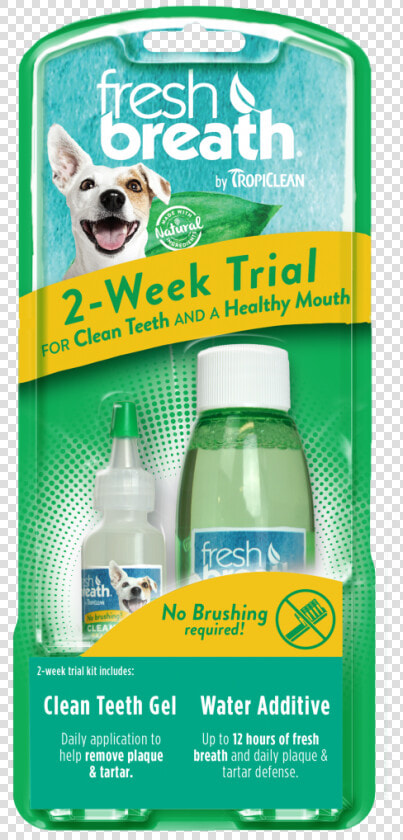 Tropiclean Fresh Breath 2 Week Trial  HD Png DownloadTransparent PNG