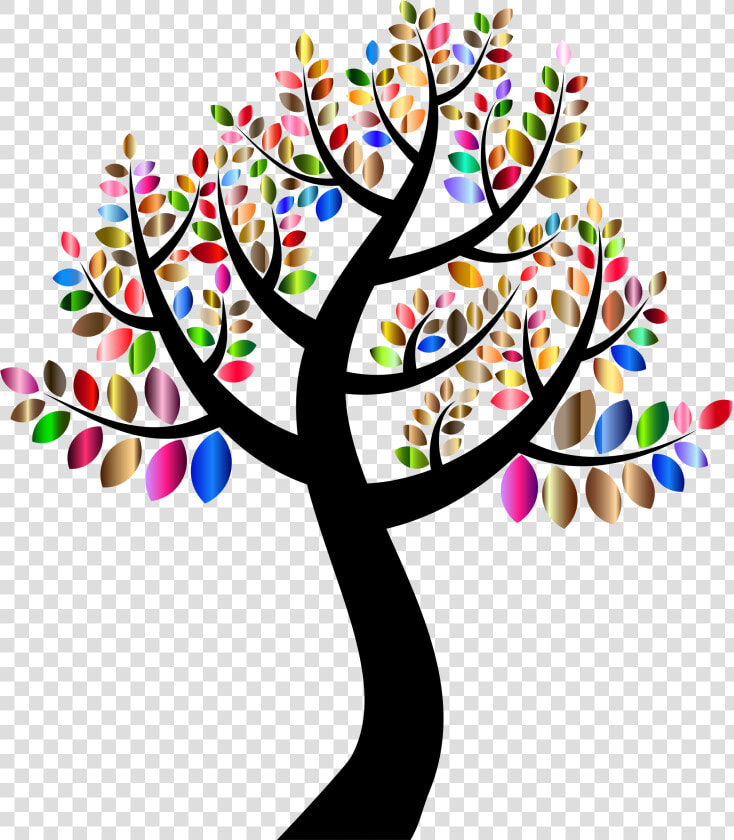 Transparent Colorful Tree Png   Tree With Colorful Leaves  Png DownloadTransparent PNG