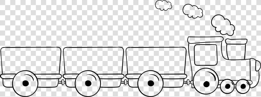 Clip Art Outline Of A Train   Train Clipart Black And White Outline  HD Png DownloadTransparent PNG