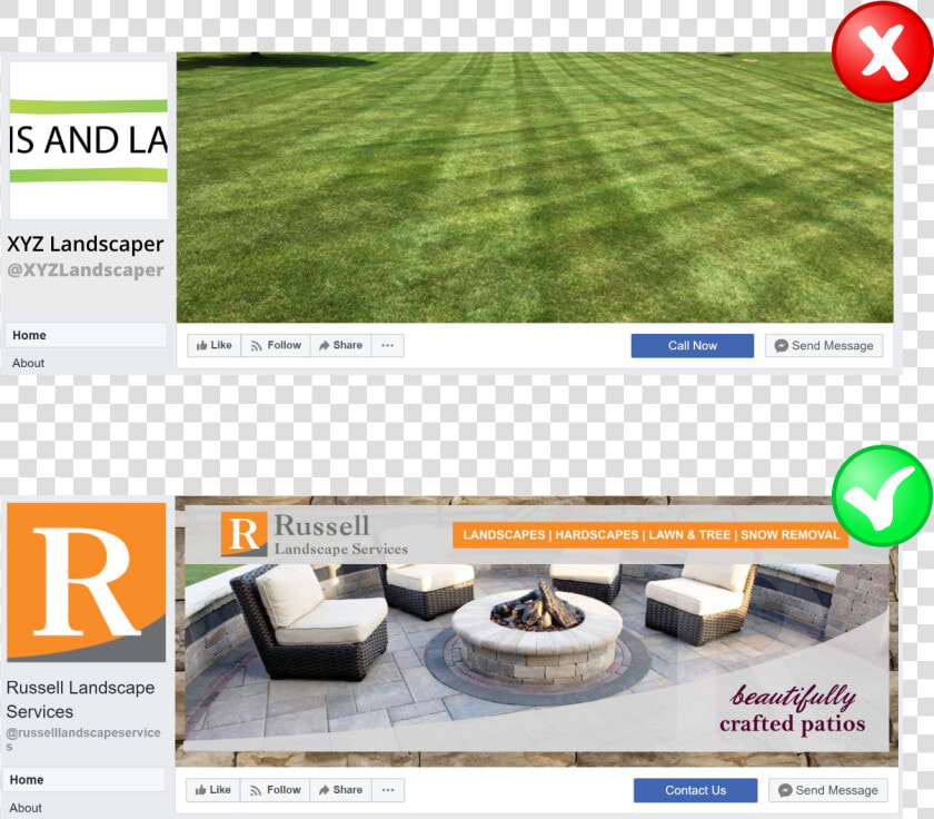 Good Facebook Cover Photo Example For Landscaper   Lawn  HD Png DownloadTransparent PNG