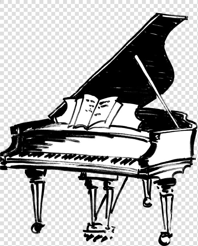 Types Of Pianos We Move Near Seattle  Wa   Piano Keyboard Drawing Png  Transparent PngTransparent PNG