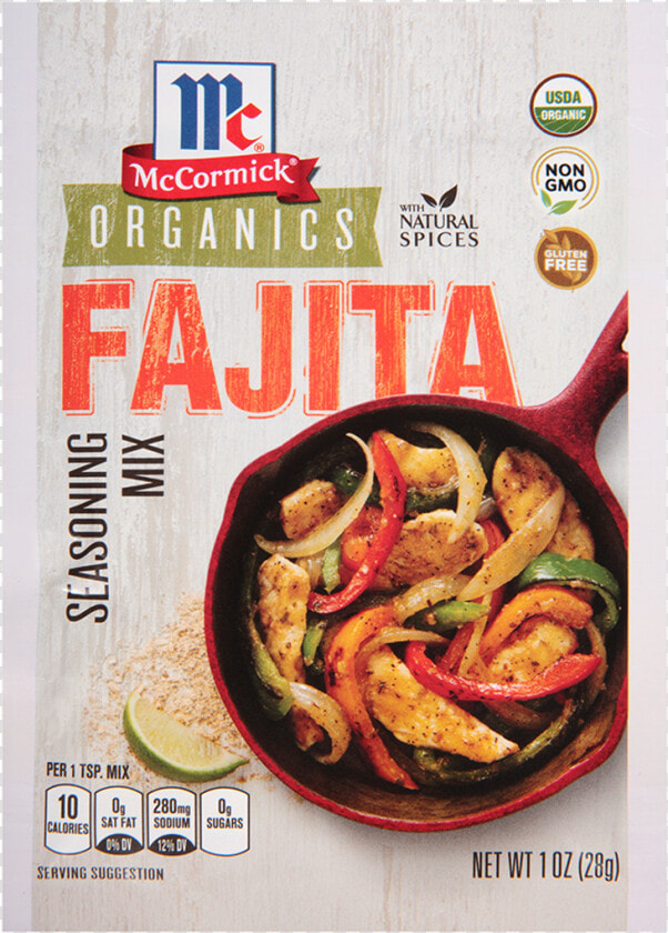 Organics Fajita Seasoning Mix   Fajita Mix  HD Png DownloadTransparent PNG