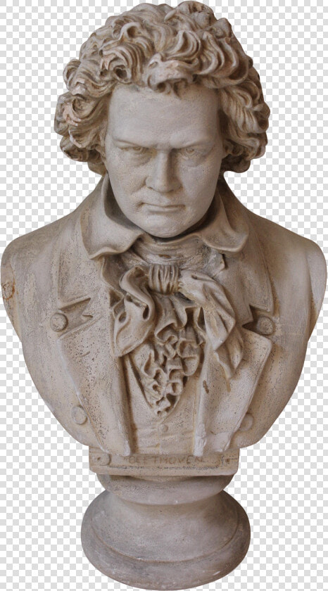 Statue Bust Png   Beethoven Statue Bust Weight  Transparent PngTransparent PNG