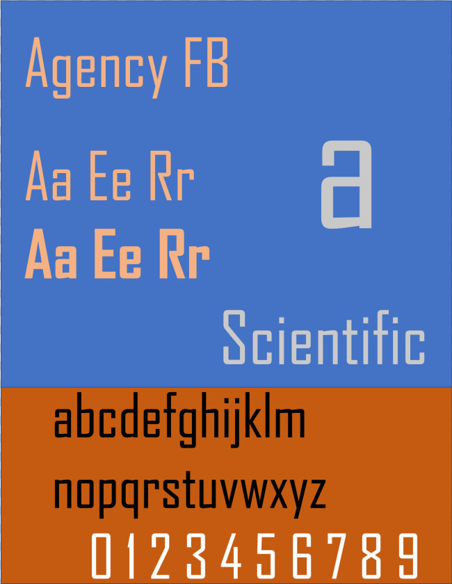 Agency Fb Font Sample   Agency Fb Font  HD Png DownloadTransparent PNG