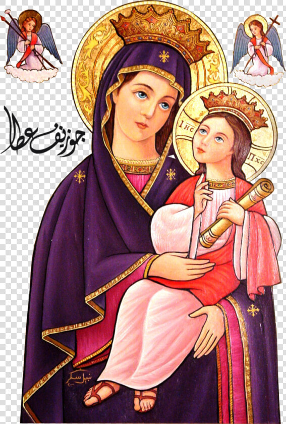 St Mary And Jesus Coptic  HD Png DownloadTransparent PNG