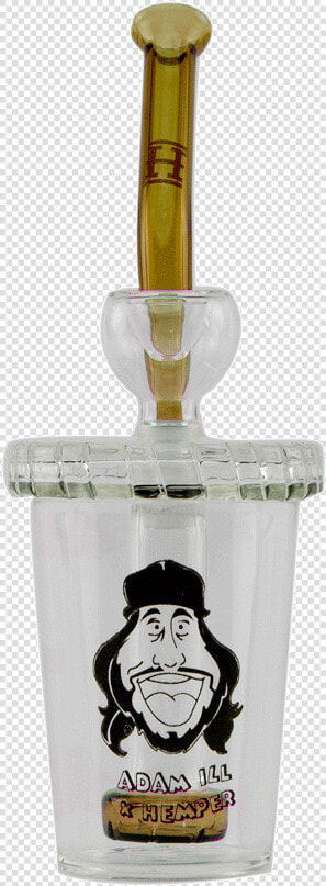 Hemper X Adam Ill Soda Cup Rig Class   Glass Bottle  HD Png DownloadTransparent PNG