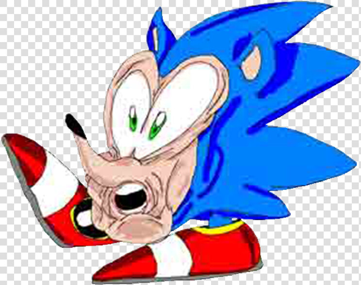 How To Draw Sonic The Hedgehog In 5 Minutes   Draw Sonic  HD Png DownloadTransparent PNG