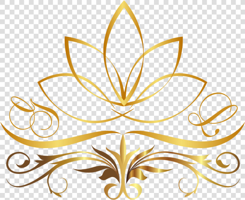 Vector Lotus Png   Png Download   Gold Lotus Flower Logo  Transparent PngTransparent PNG