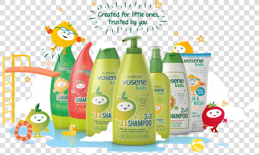 Vosene Kids Shampoo   Cosmetics  HD Png DownloadTransparent PNG