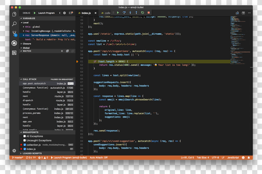 A Debug Session In Vs Code   Things 3 Set Up  HD Png DownloadTransparent PNG