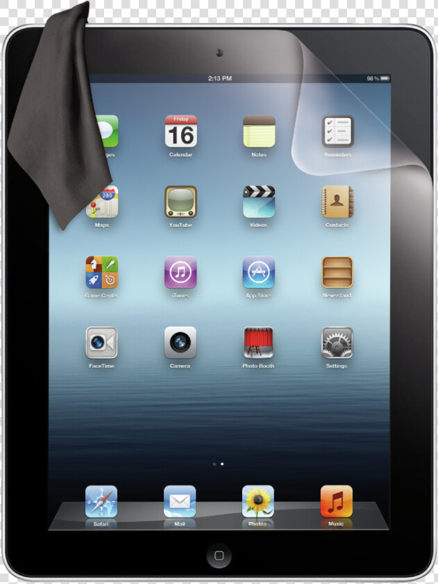 Anti glare Screen Protector For Ipad   Ipad 3rd  HD Png DownloadTransparent PNG