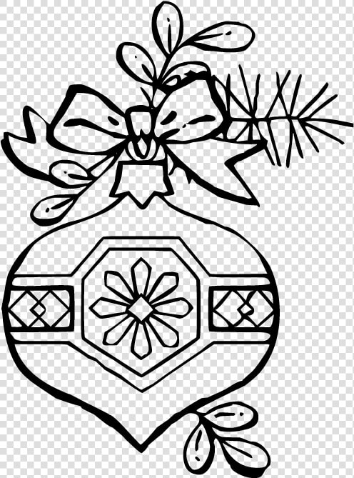 Coloring Pages Of Christmas Stuff   Christmas Ornaments Coloring Pages  HD Png DownloadTransparent PNG