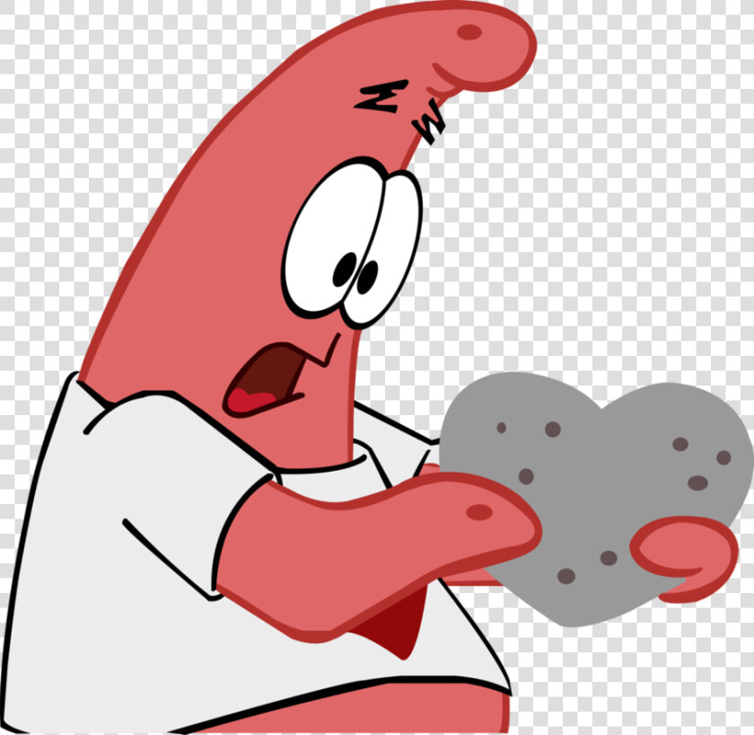 Banner Transparent Stock Spongebob Vector Patrick Star   Patrick With A Heart  HD Png DownloadTransparent PNG