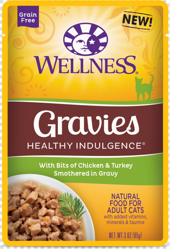 Gravies Chicken And Turkey   Wellness Gravies Cat Food  HD Png DownloadTransparent PNG