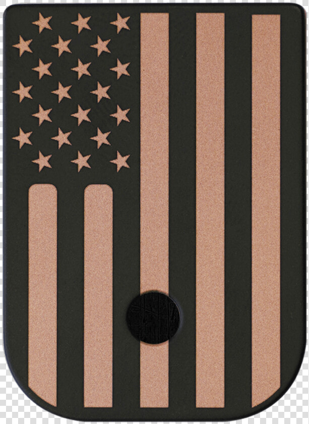 American Flag Brass Black Traditional Finish Mag Plate   Flag Of The United States  HD Png DownloadTransparent PNG