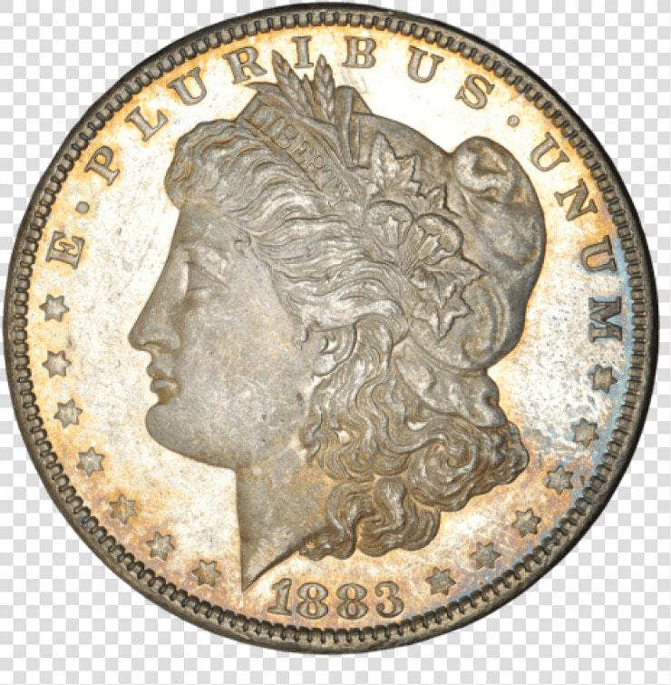 1883 Morgan Dollar Obverse   Morgan Silver Dollar  HD Png DownloadTransparent PNG