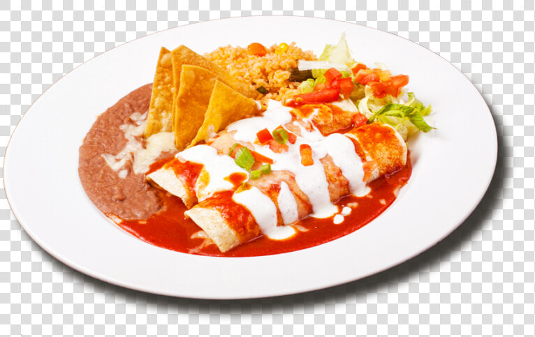 Chicken Or Beef Fajita Enchiladas   Mexican Food Plate Png  Transparent PngTransparent PNG