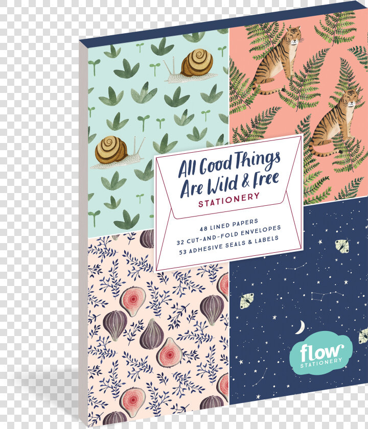 Cover   All Good Things Are Wild And Free Stationery  HD Png DownloadTransparent PNG