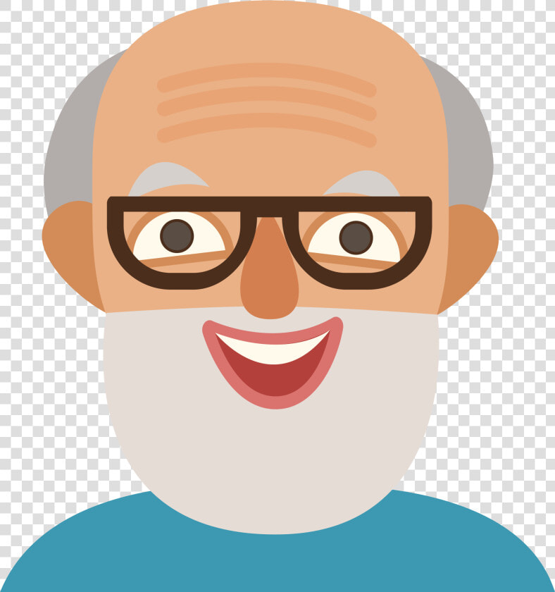 Photographer Clipart Long Hair Man   Old Man Cartoon Face  HD Png DownloadTransparent PNG