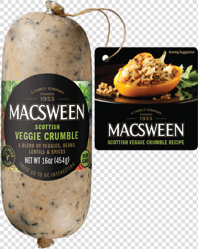 Macsween Haggis In A Hurry   Macsween Vegetarian Haggis  HD Png DownloadTransparent PNG